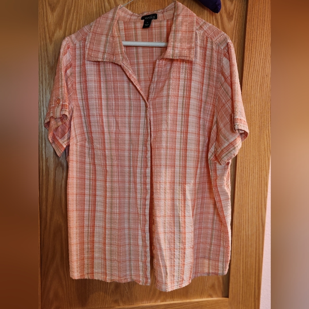 Plaid top by Erika